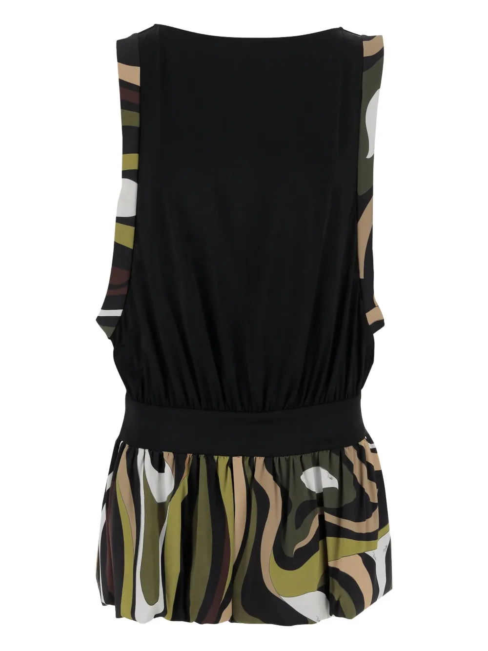 PUCCI vestido midi con estampado Marmo | negro | Image 1