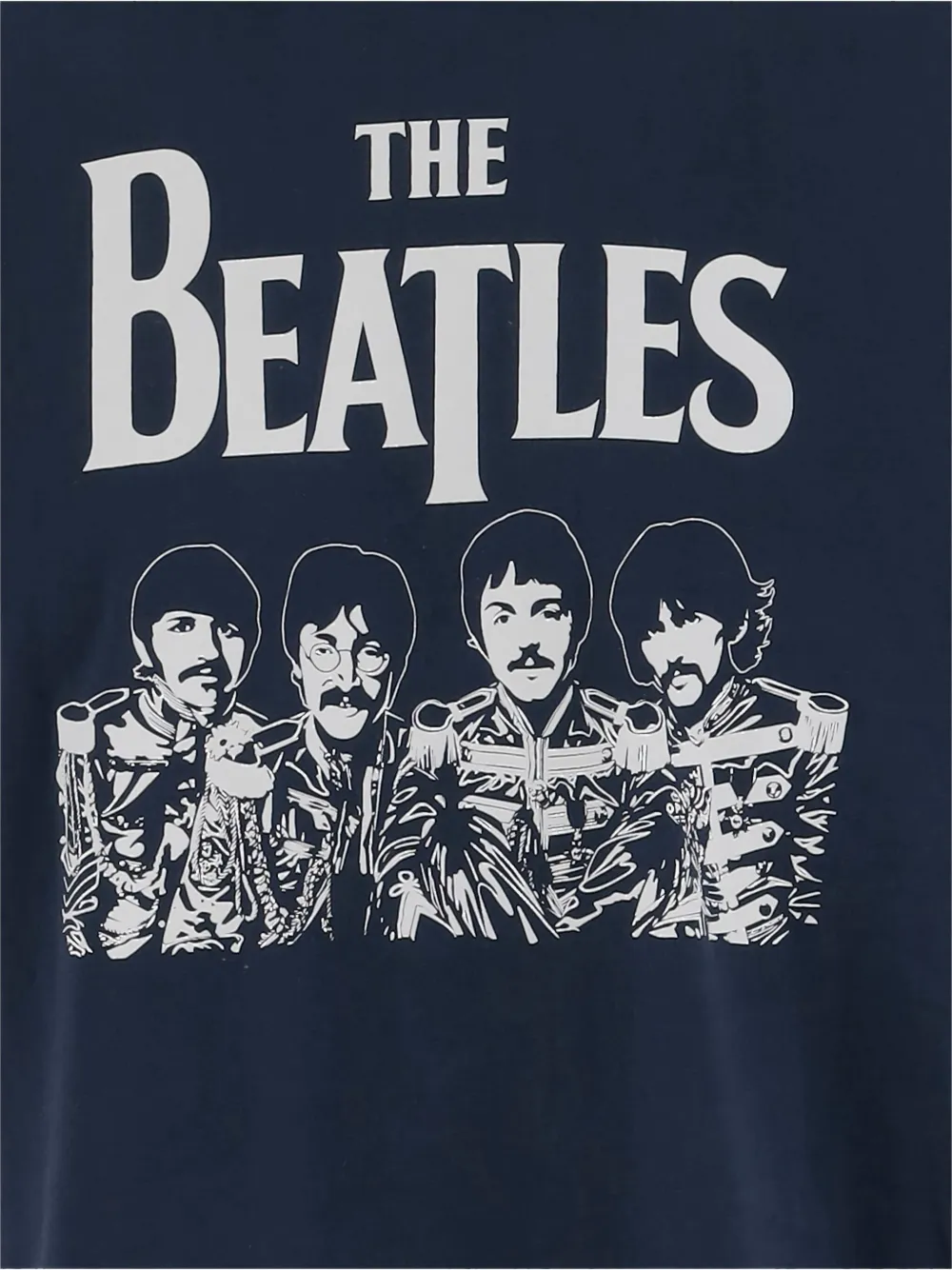 MC2 Saint Barth Katoenen T-shirt met Beatles Band-print Blauw