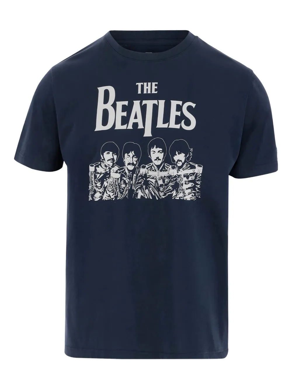 Mc2 Saint Barth Beatles Band-print Cotton T-shirt In Blue