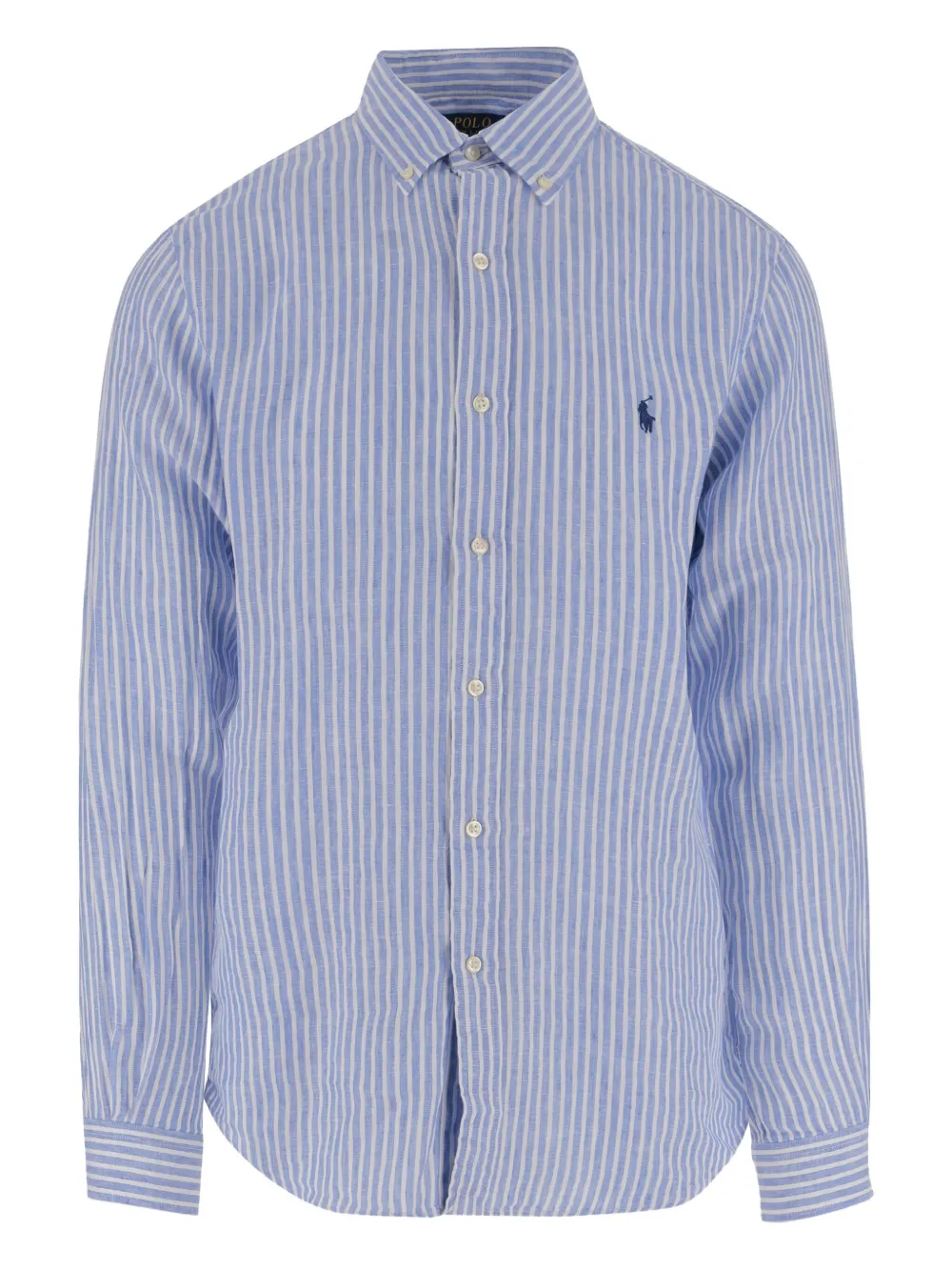 Polo Ralph Lauren ストライプ リネンシャツ - 001 BLUE/WHITE Polo Ralph Lauren ストライプ リネンシャツ - 001 BLUE/WHITE