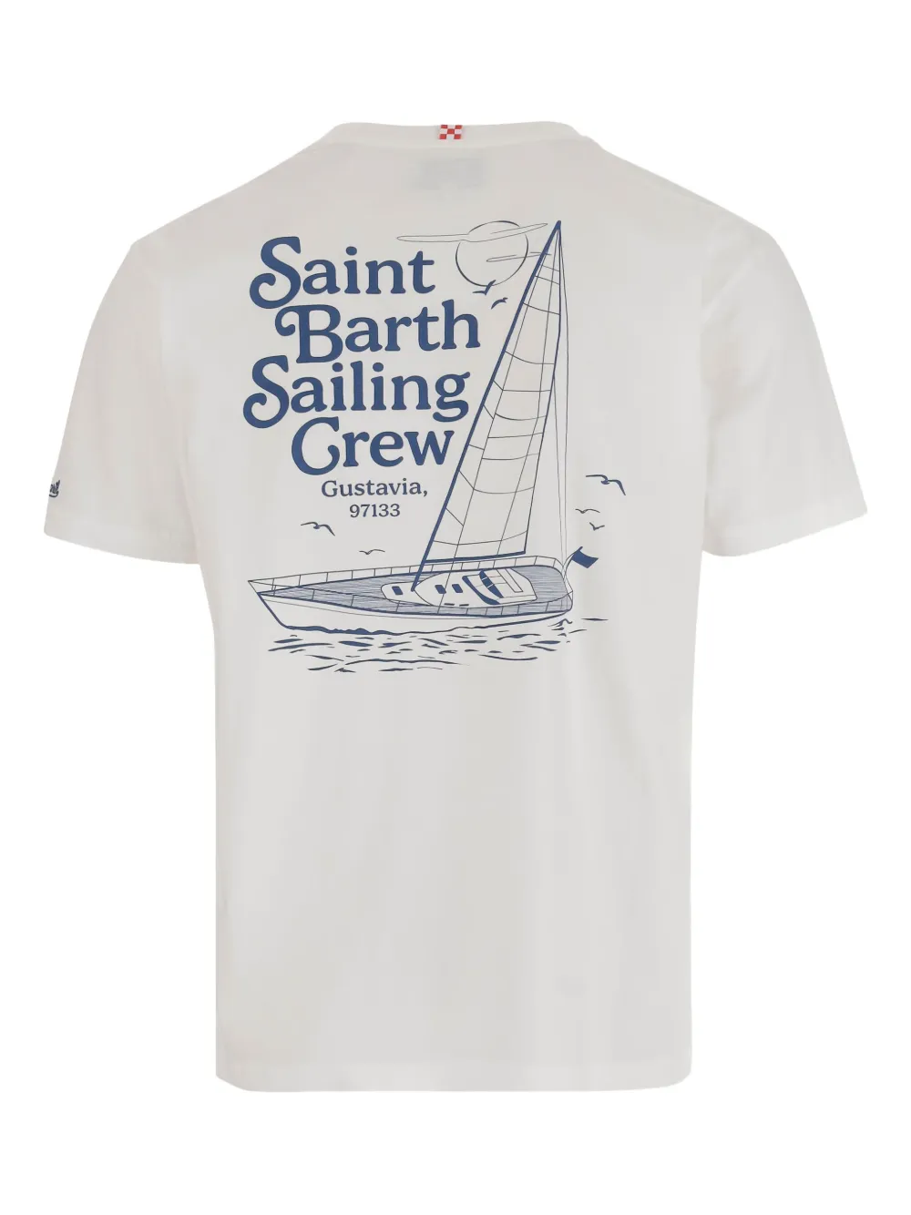 MC2 Saint Barth T-shirt met grafische print Wit
