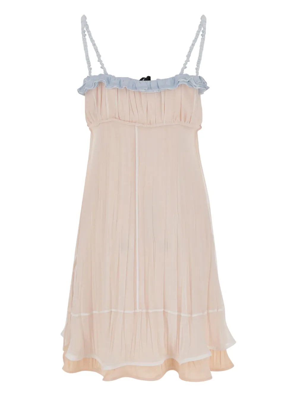 Jil Sander silk mini dress - Roze