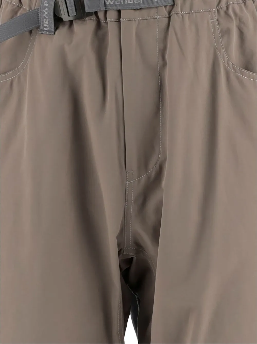 and Wander Broek met ceintuur Beige