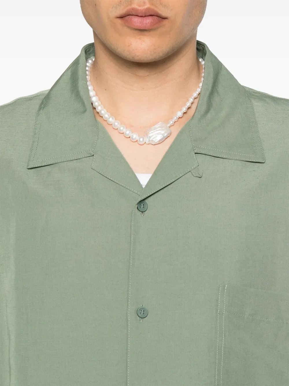 LOEWE Button-down overhemd Groen