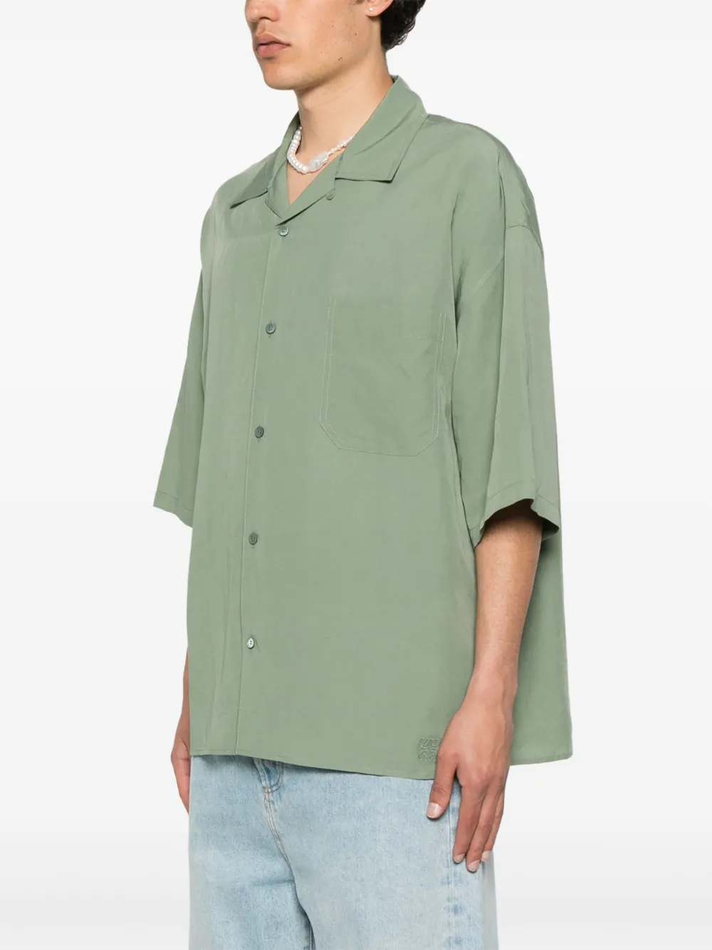 LOEWE Button-down overhemd Groen