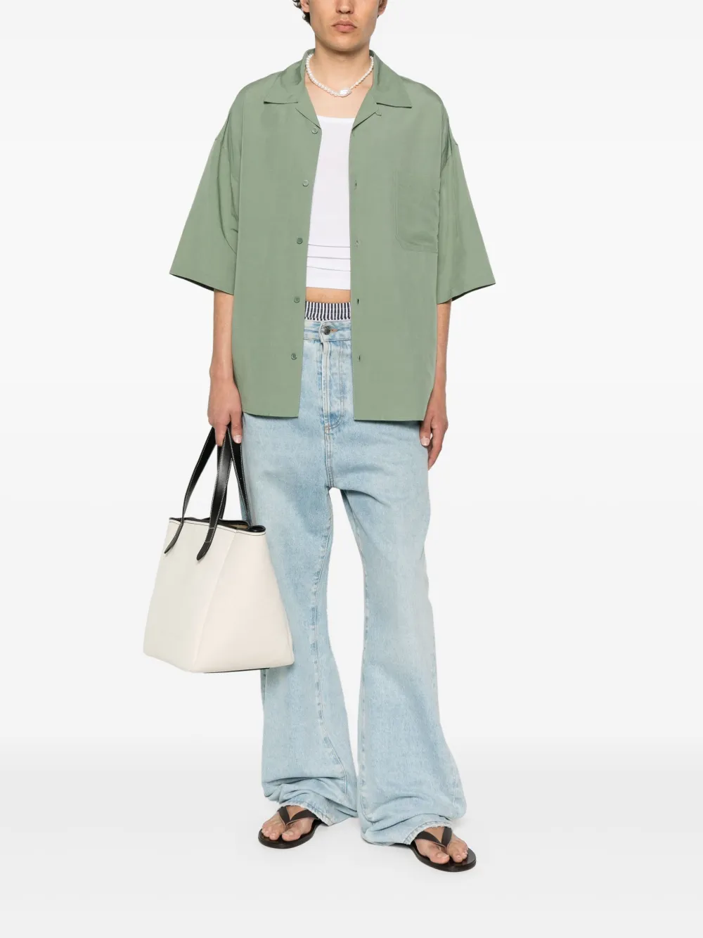LOEWE Button-down overhemd - Groen