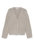 Soft Goat cashmere cardigan - Grey