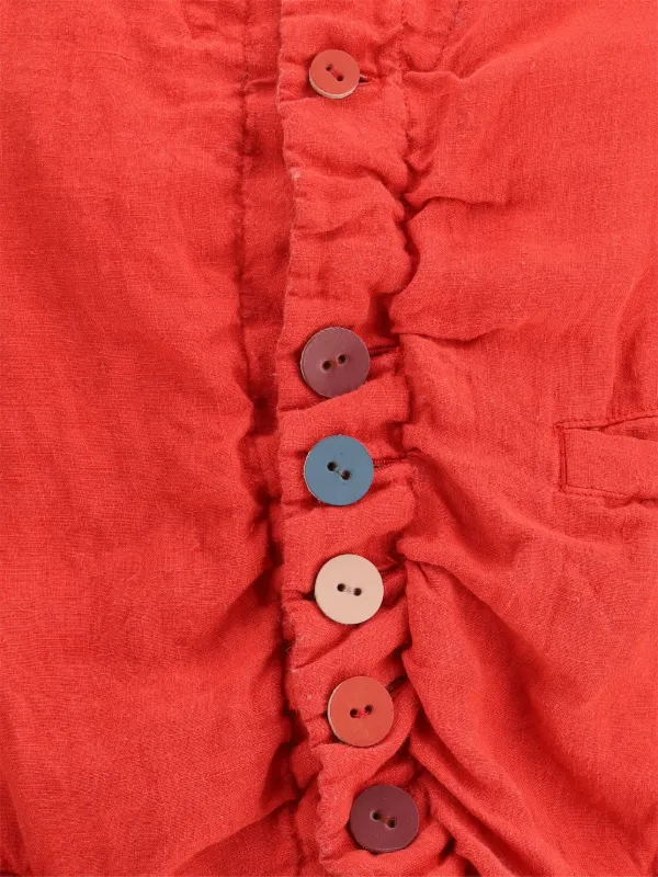 Undercover リネンジャケット | レッド | FARFETCH JP