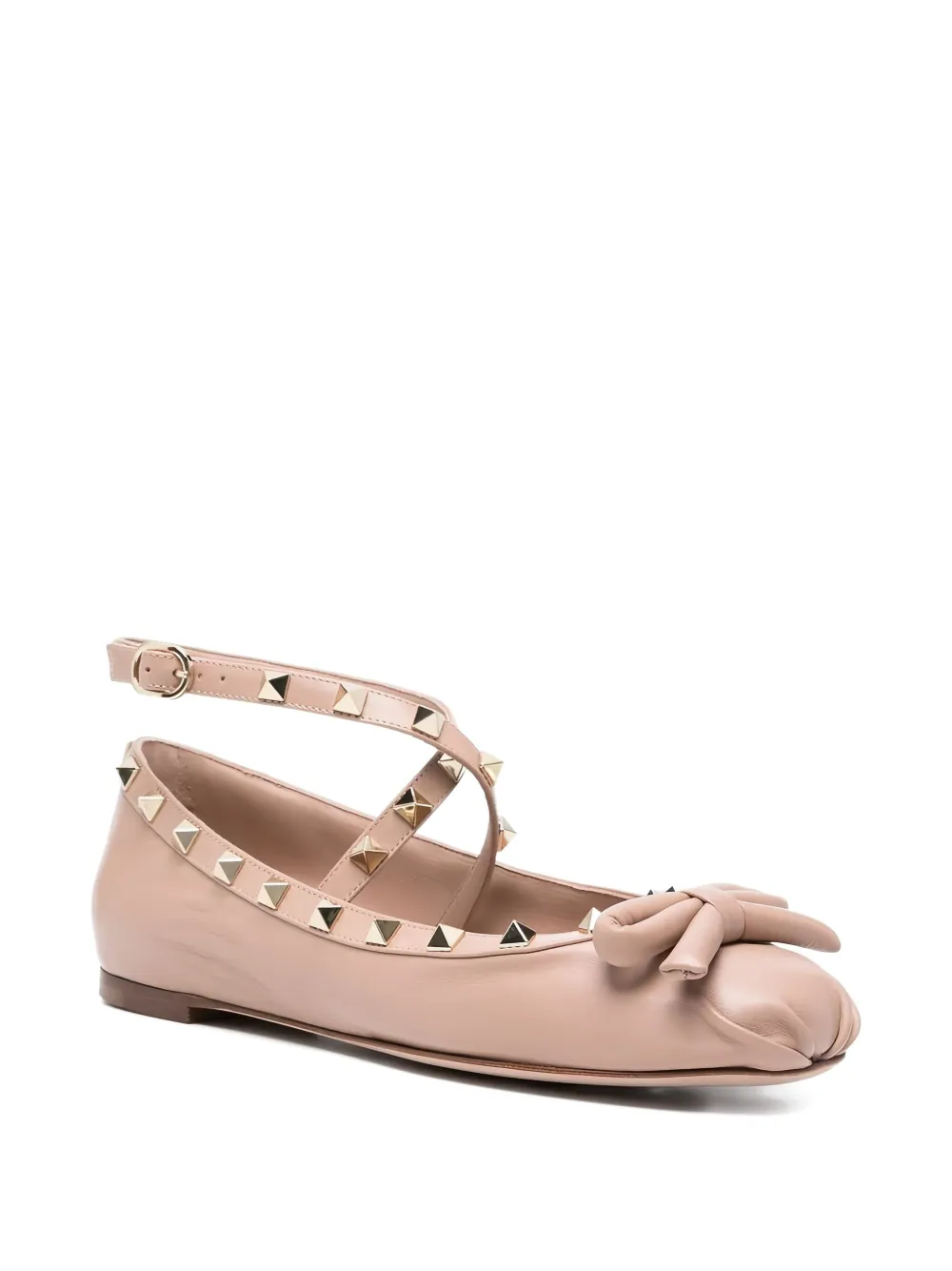 Valentino Garavani Rockstud ballet flats - Roze