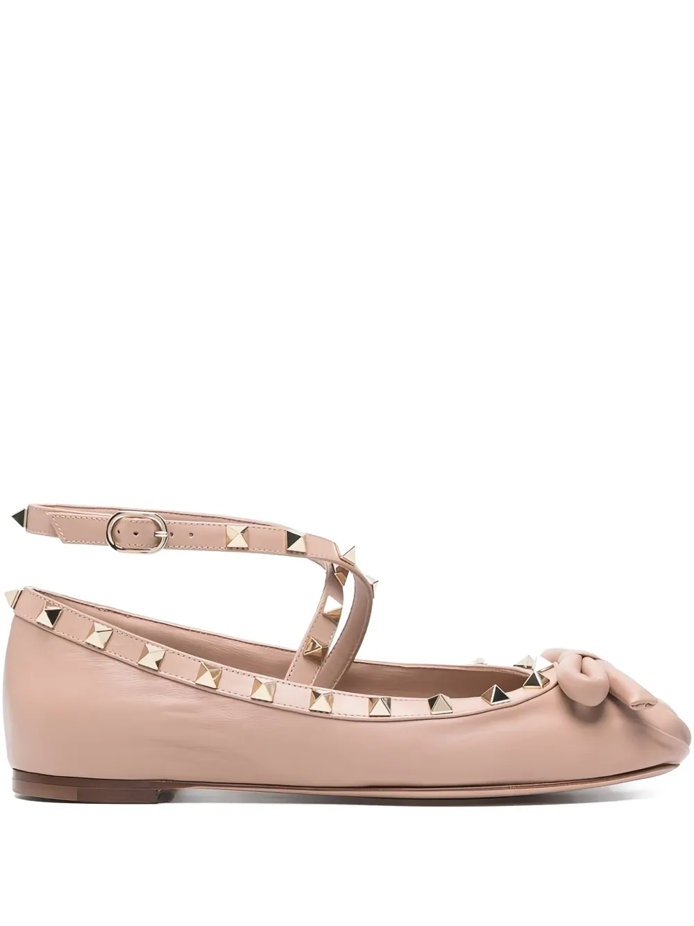 Valentino Garavani Rockstud ballet flats Pink