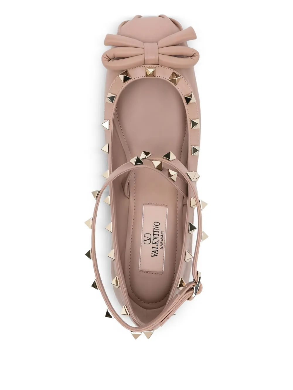 Valentino Garavani Rockstud ballet flats Pink