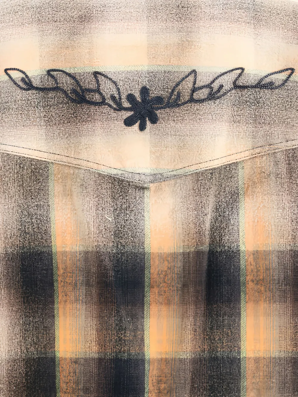 Maison MIHARA YASUHIRO Geruit katoenen blouse Bruin