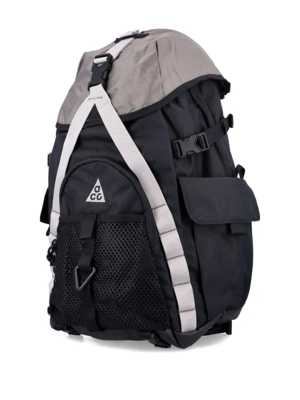 gray nike mesh backpack