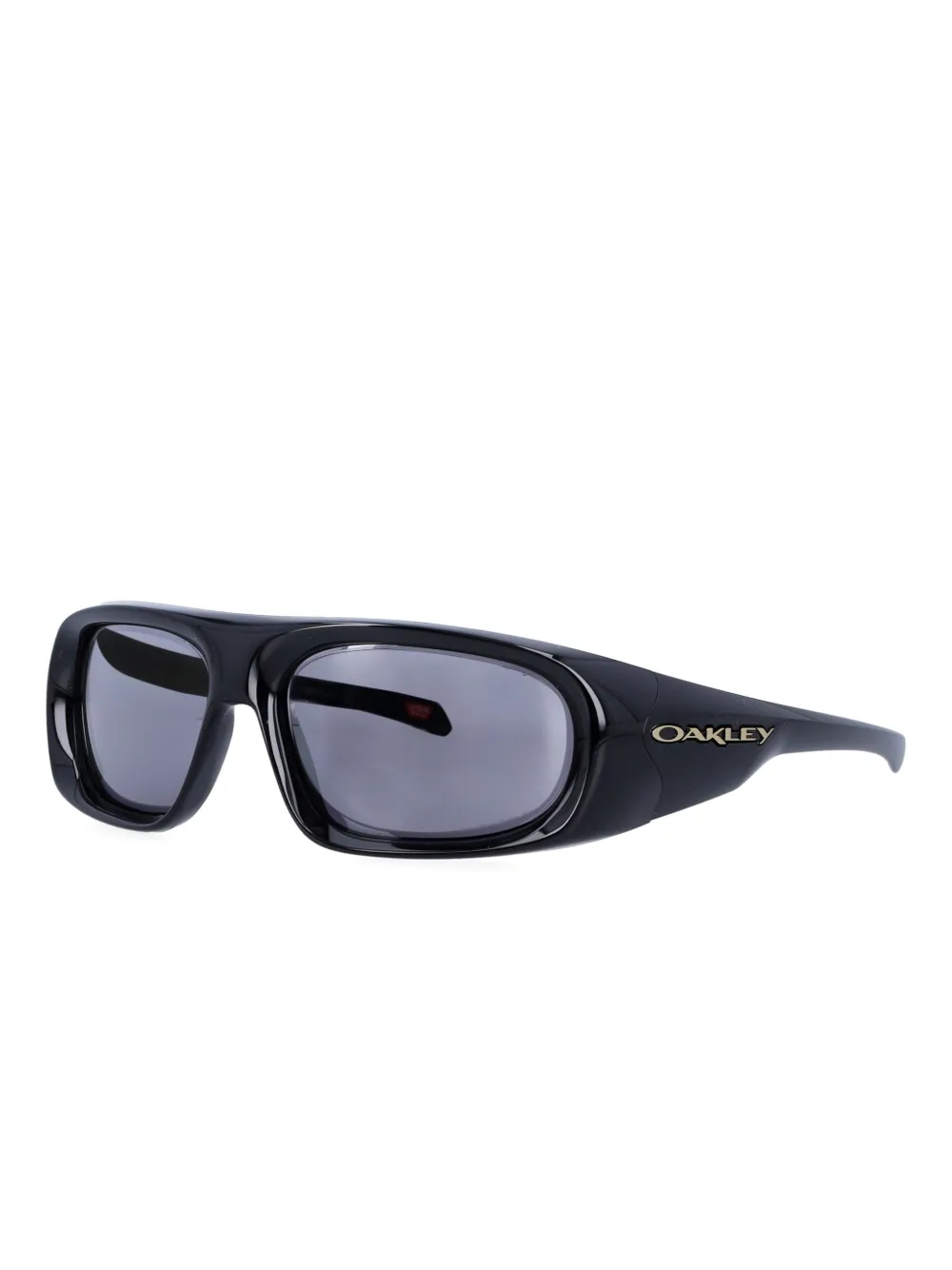 Oakley Zonnebril met wikkelmontuur - Zwart