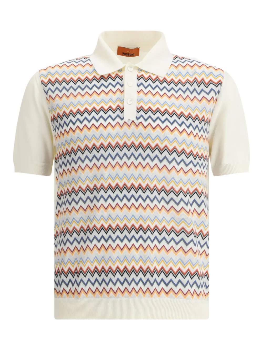 Zigzag polo shirt