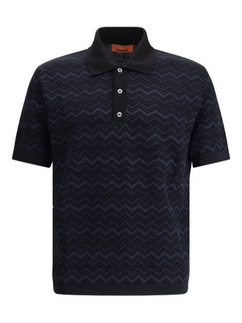 Missoni Poloshirt mit Zickzackmuster