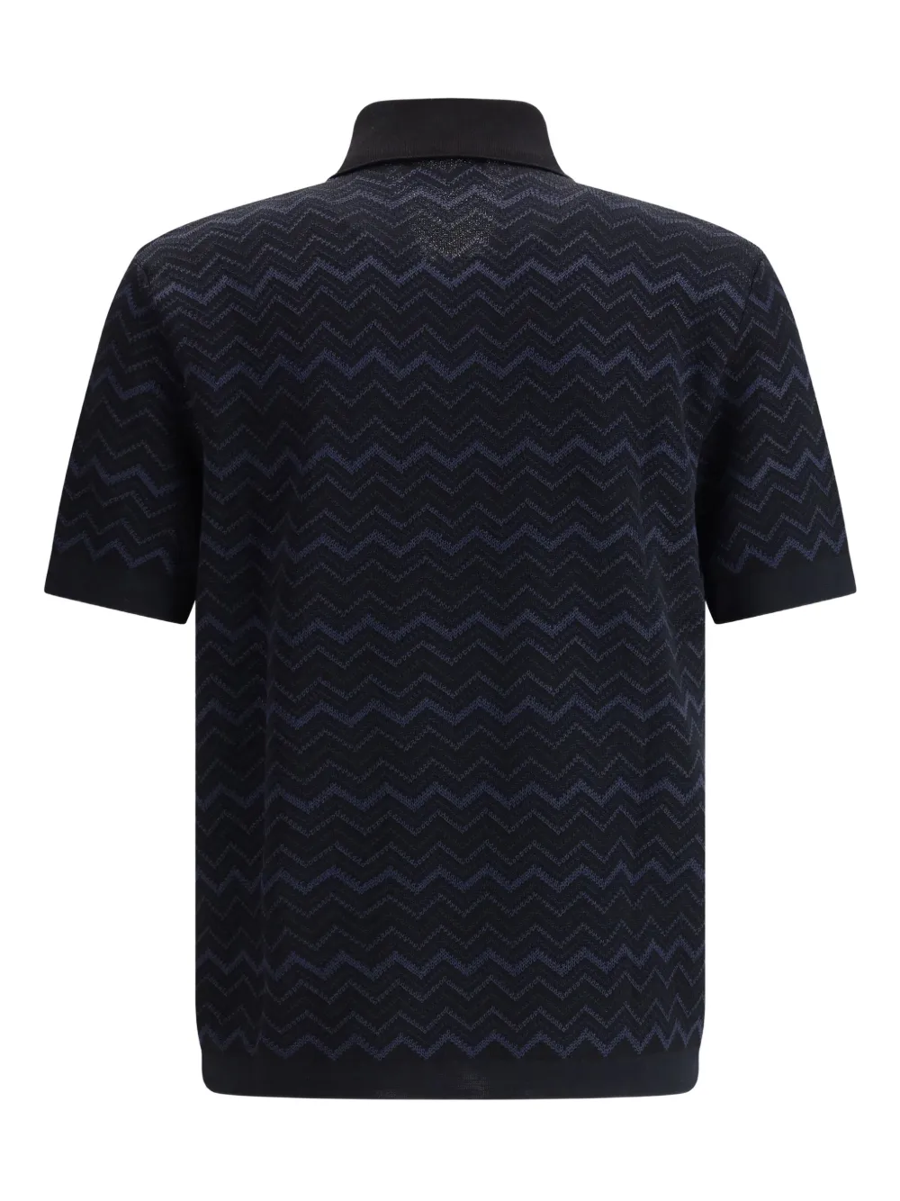 Missoni Zigzag polo shirt - Zwart