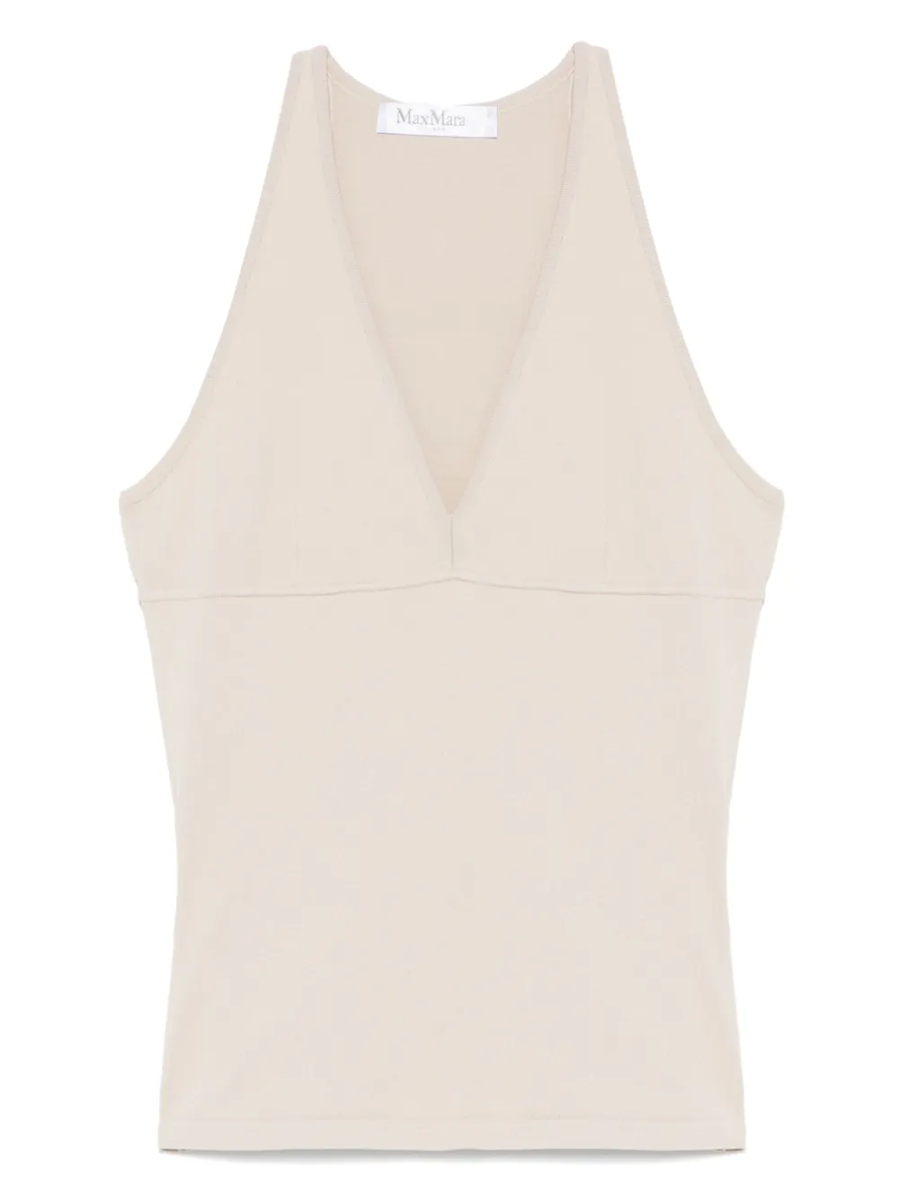 Max Mara top con cuello en v | neutro | Image 1
