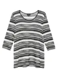 Giorgio Armani Pre-Owned 2000s striped top - Black