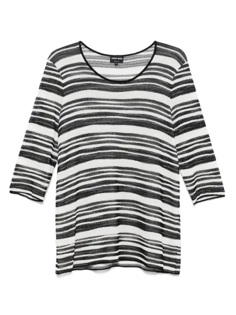 Giorgio Armani Pre-Owned 2000s striped top
