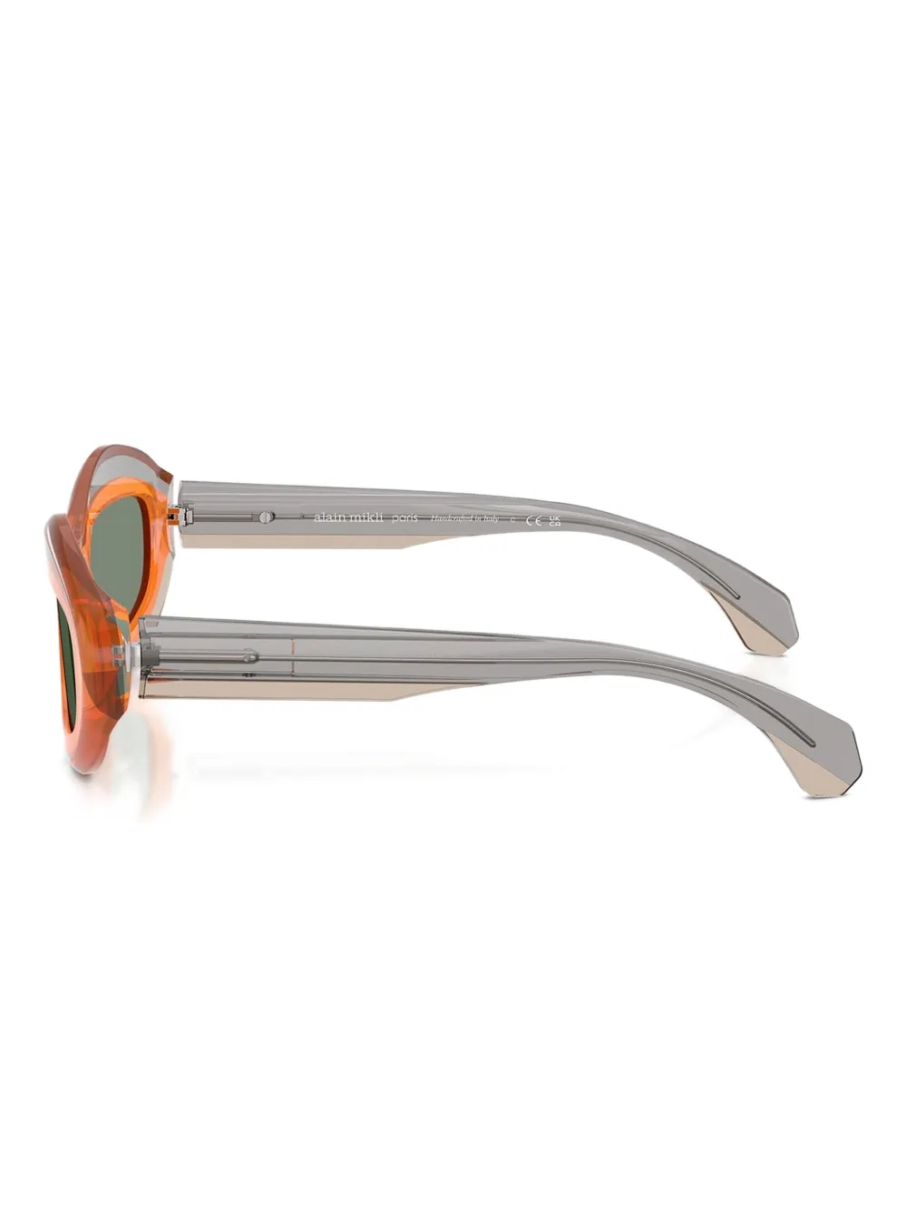 Alain Mikli A05517 Transparent Grey Orange Ostrich Grijs