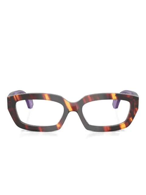 Alain Mikli lentes rectangulares con motivo de rayas