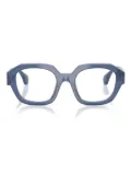 Alain Mikli geometric-frame glasses - Blue