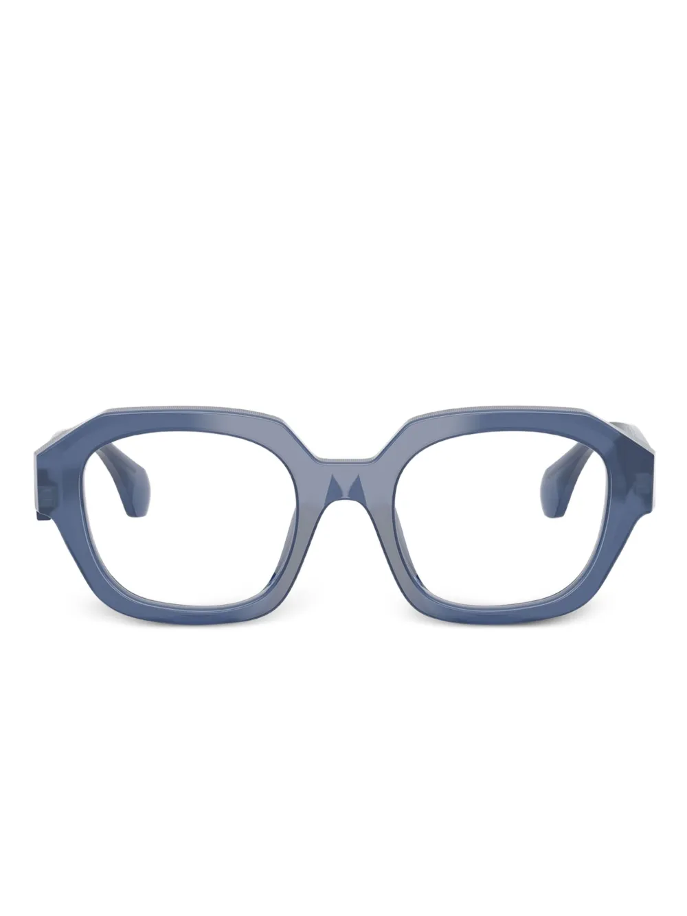 Alain Mikli lunettes de vue à monture géométrique | bleu | Image 1