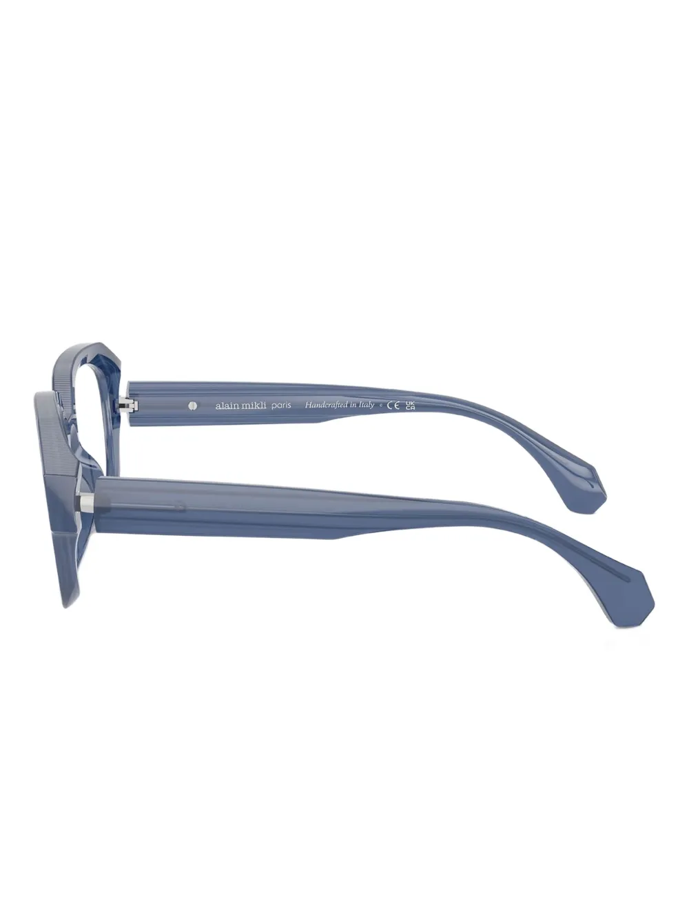  Alain Mikli Geometric-frame Glasses - Blue 