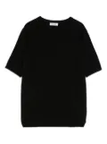 Soft Goat cashmere T-shirt - Black