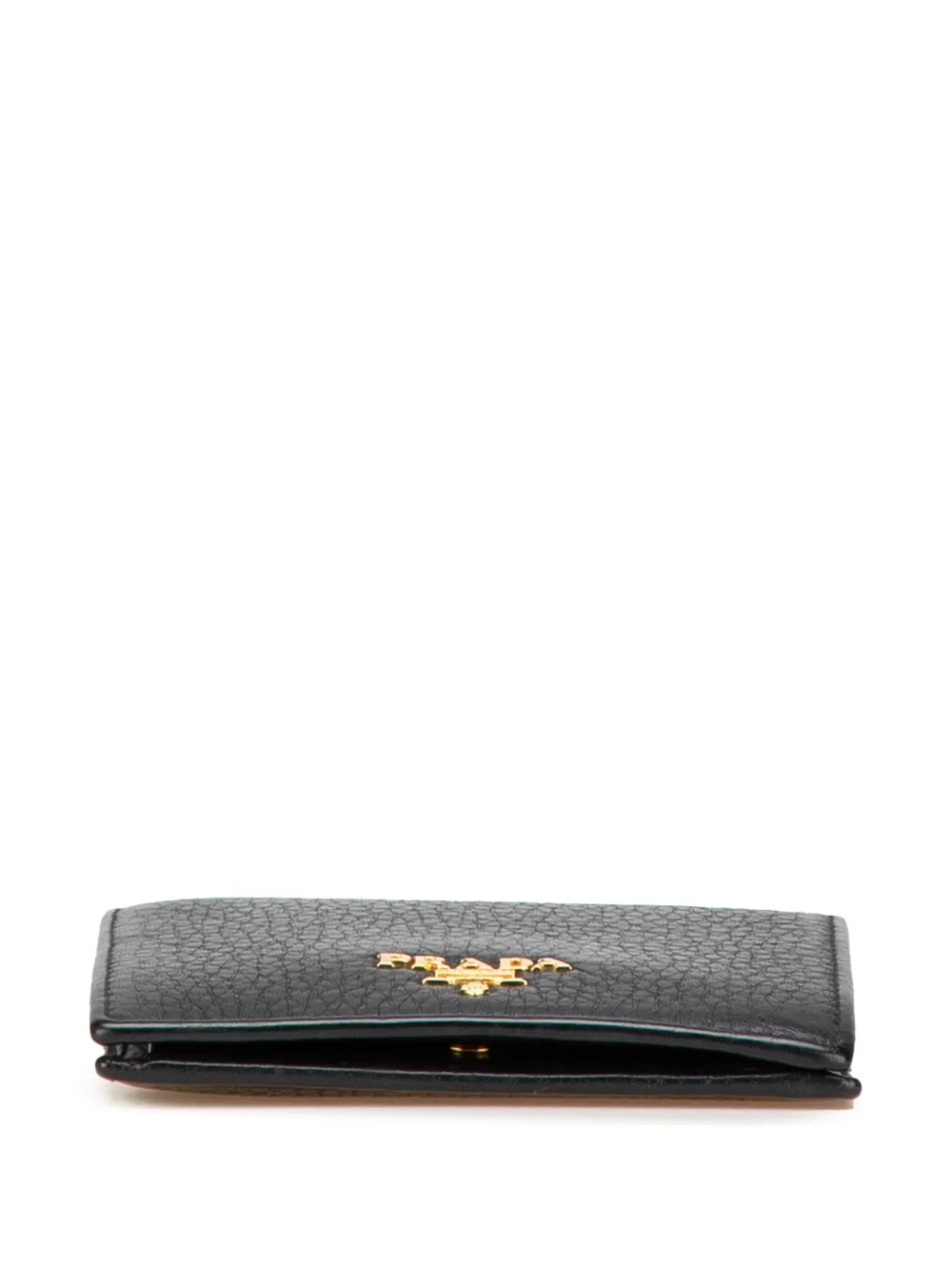 Pre-owned Prada 2000-2024 Vitello Grain Bifold Wallet Small Wallets