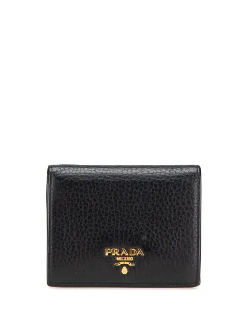 Prada Pre-Owned 2000-2024 Vitello Grain Bifold Wallet small wallets