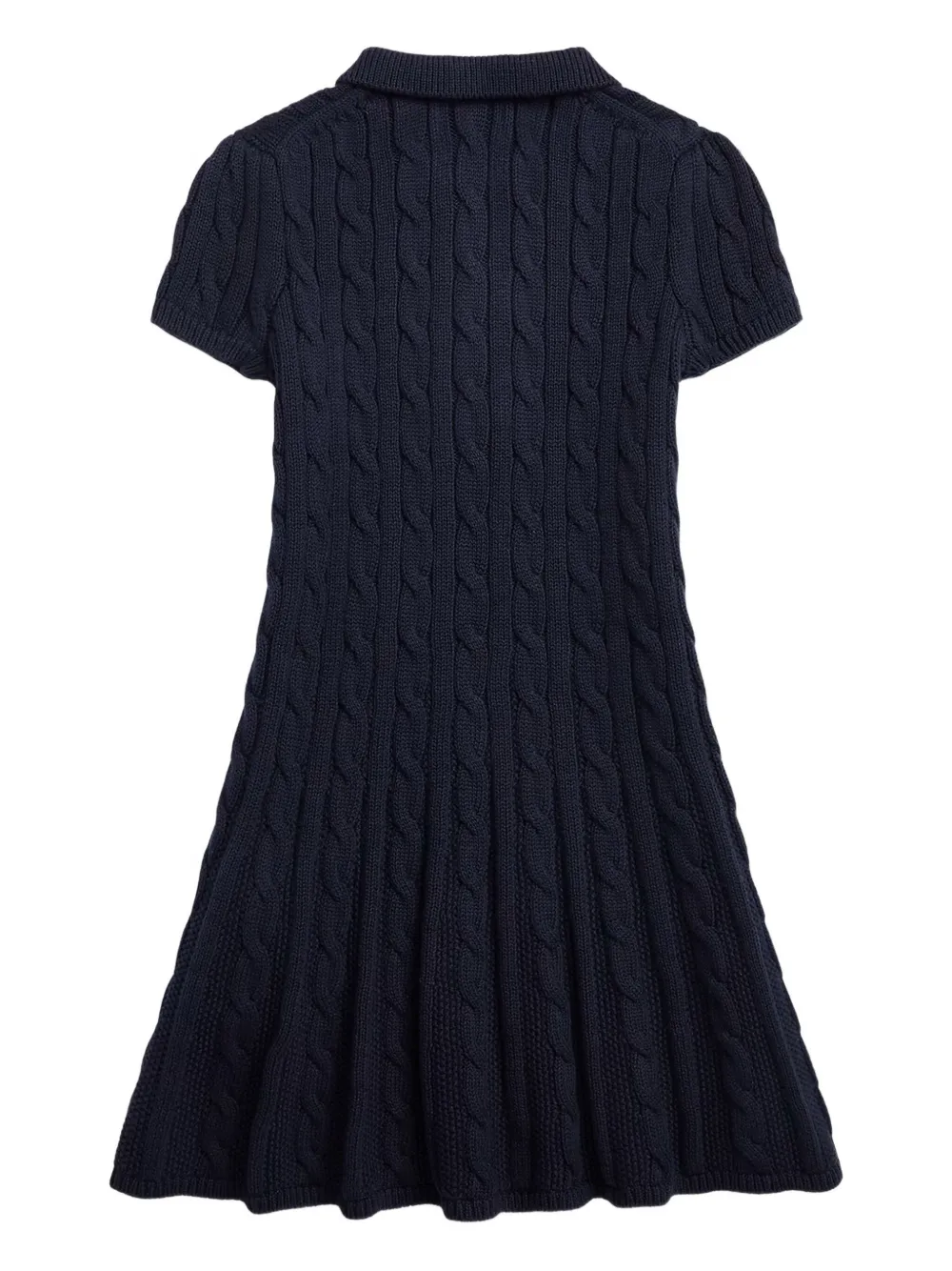 POLO RALPH LAUREN KIDS Kabelgebreide polojurk Blauw