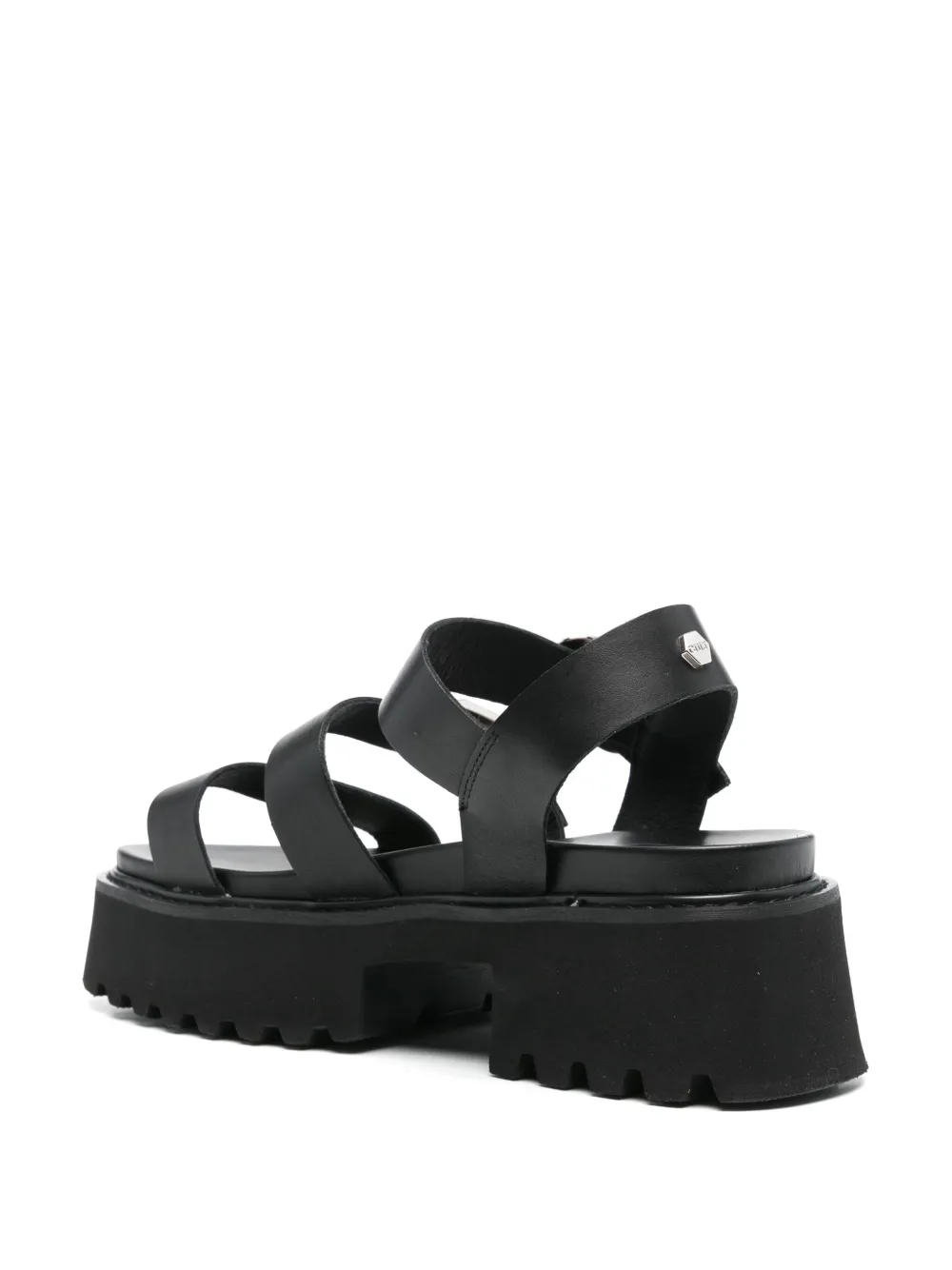 Cult 50mm leather sandals Black