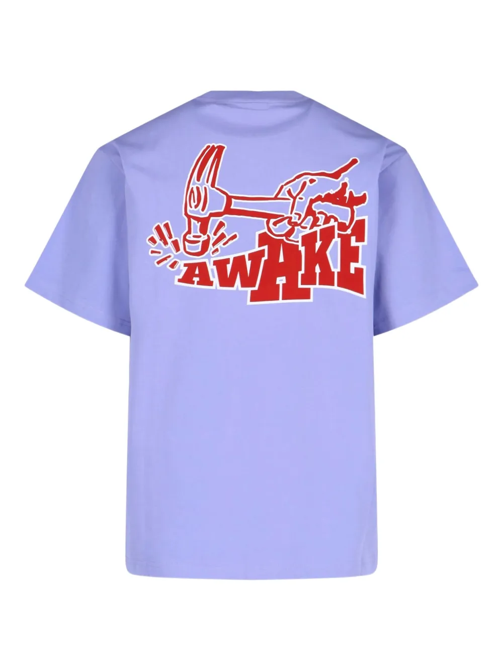 Awake NY Hammer graphic-printed T-shirt - Paars
