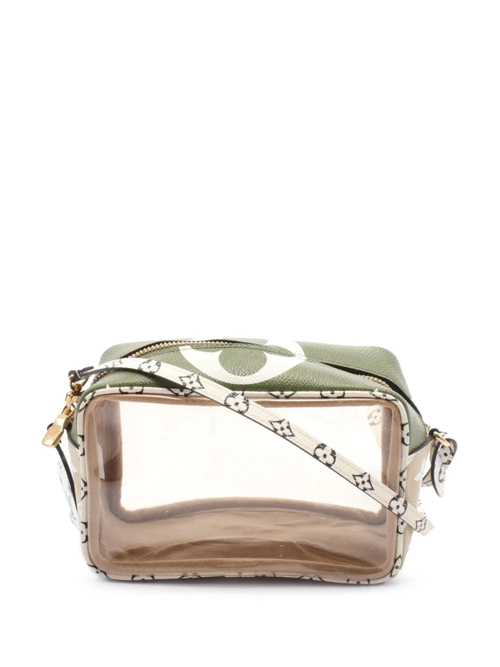 Louis Vuitton Pre-Owned 2019 モノグラム ジャイアント ビーチ ポーチ ショルダーバッグ - ブラウン Louis Vuitton Pre-Owned 2019 モノグラム ジャイアント ビーチ ポーチ ショルダーバッグ - ブラウン