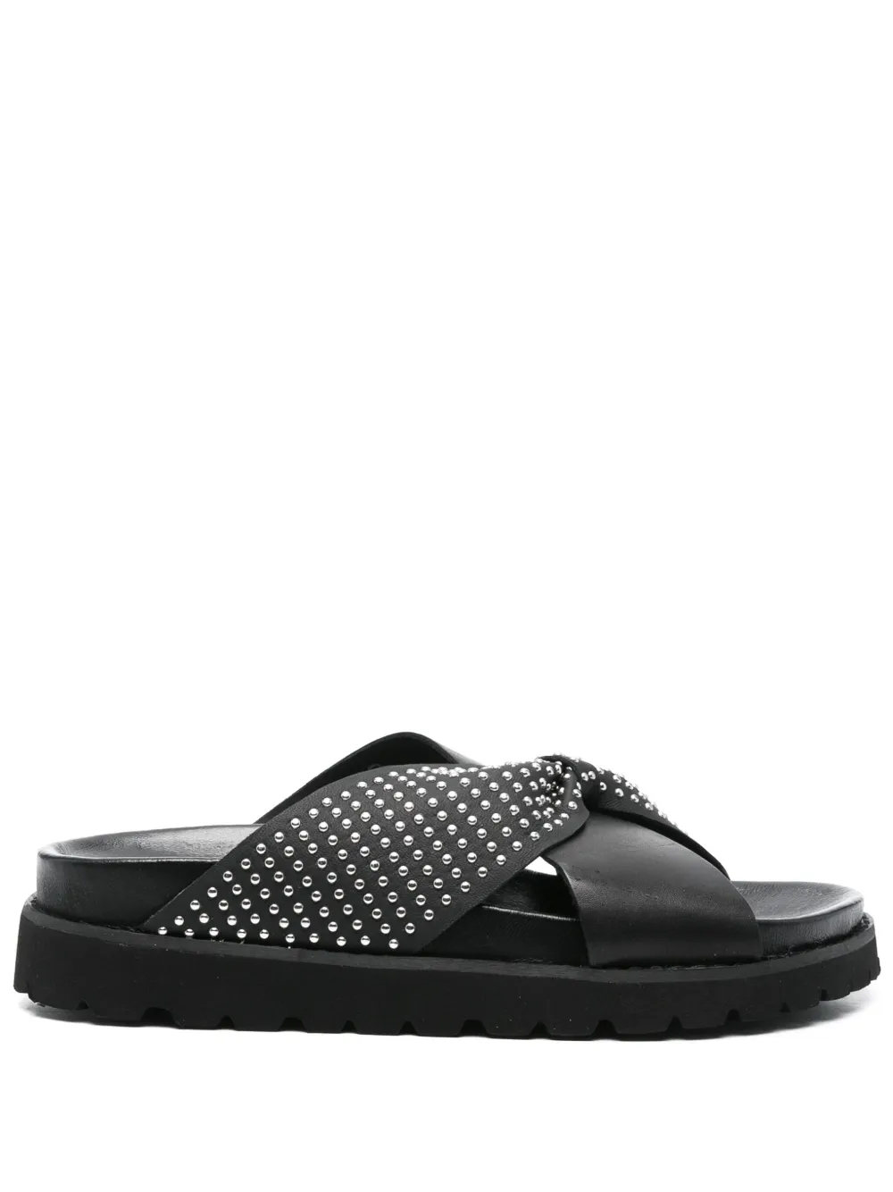 Cult Lizzo flat sandals Black