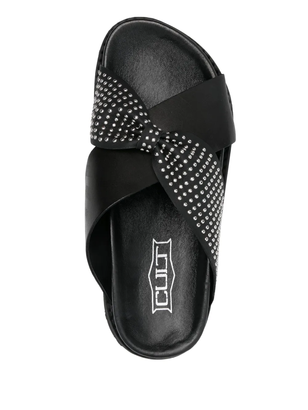 Cult Lizzo flat sandals Black