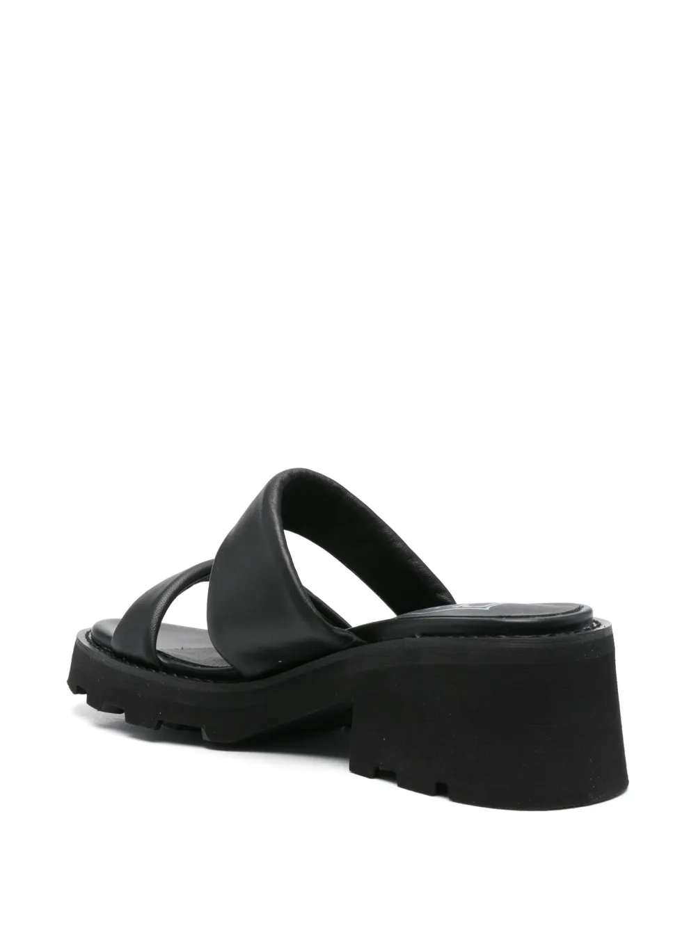 Cult 50mm leather sandals Black