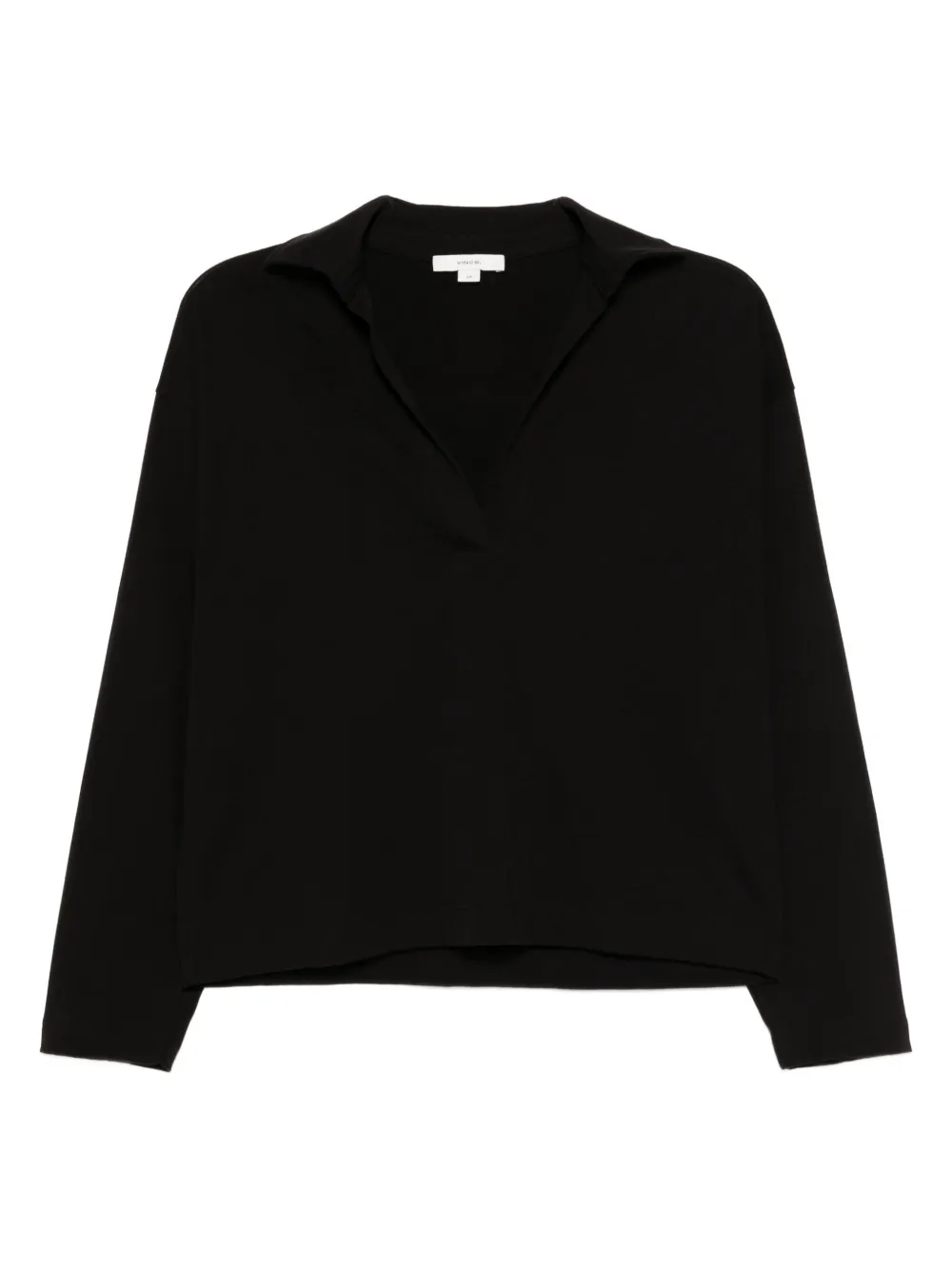Vince cotton blouse Zwart