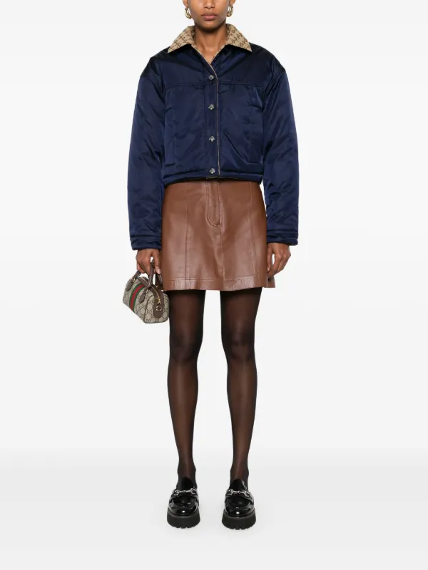 Gucci Reversible Puffer Jacket | Blue | FARFETCH