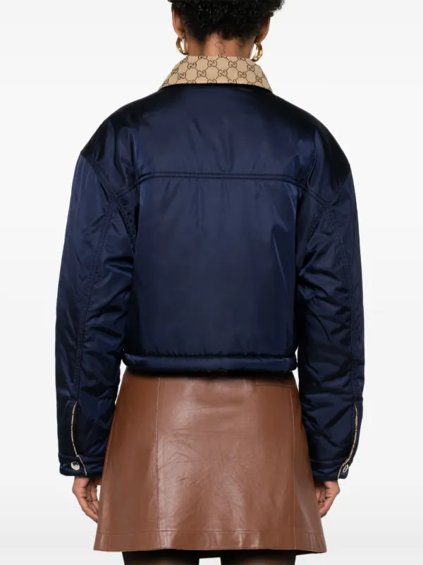 Gucci Reversible Puffer Jacket | Blue | FARFETCH