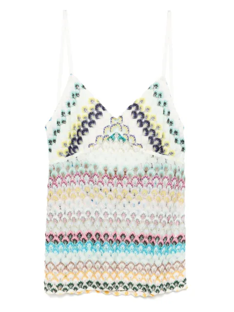 Missoni zig-zag pattern tank top
