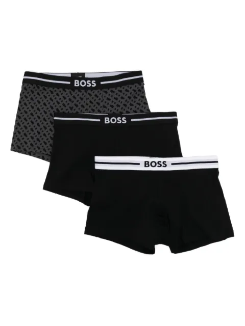 BOSS logo-print boxers (set of three)