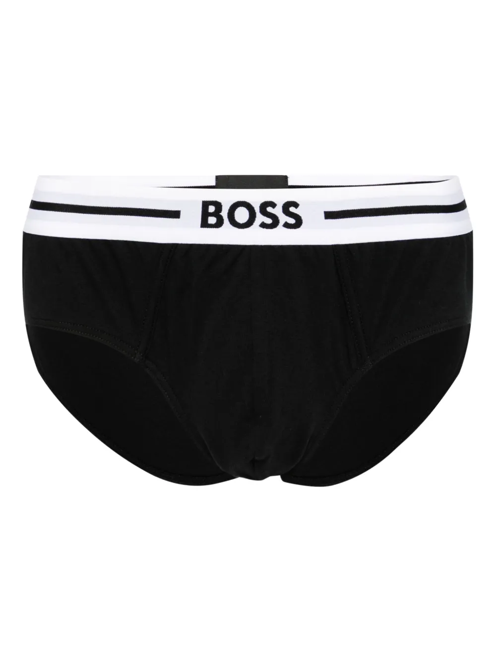 BOSS Drie boxershorts met logoband Zwart