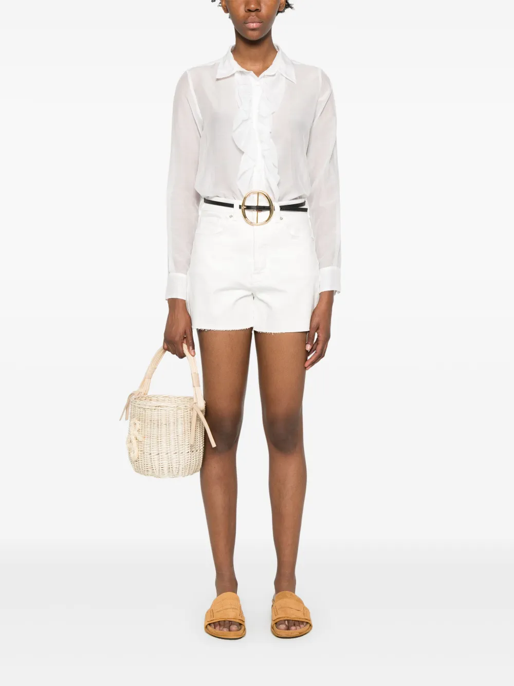 Scotch & Soda high-waisted shorts - Wit