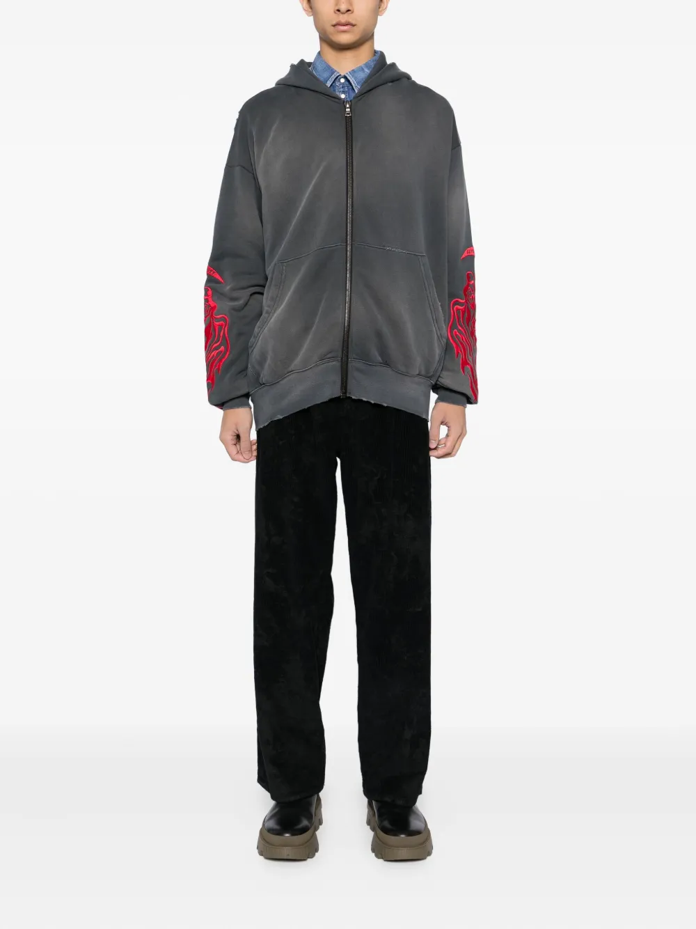 Warren Lotas Serenity Reaper hoodie | Grey | Image 1