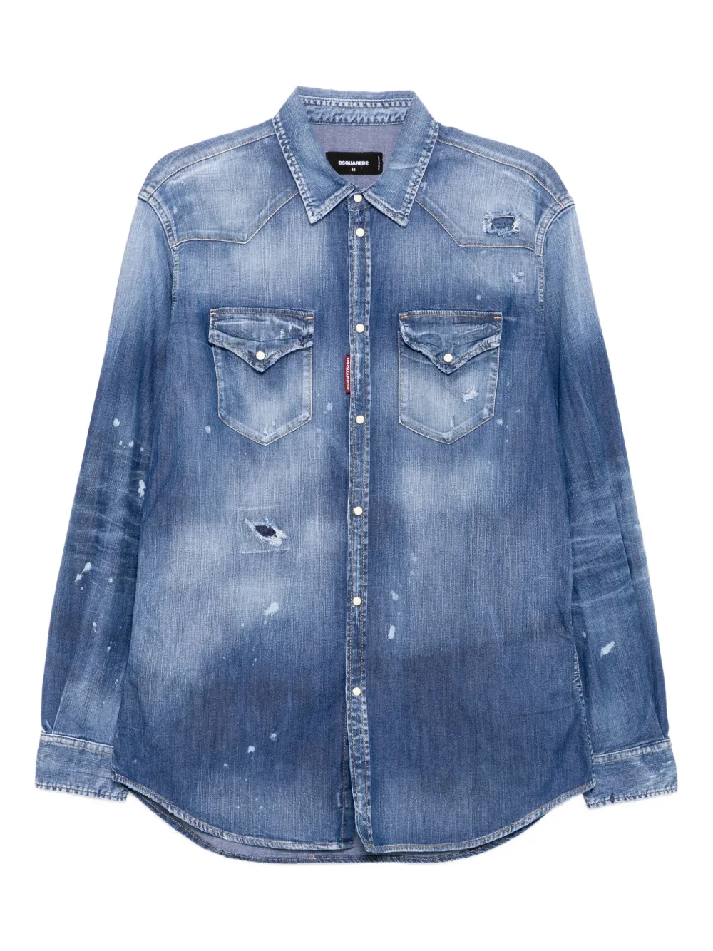 DSQUARED2 Dan Western overhemd Blauw
