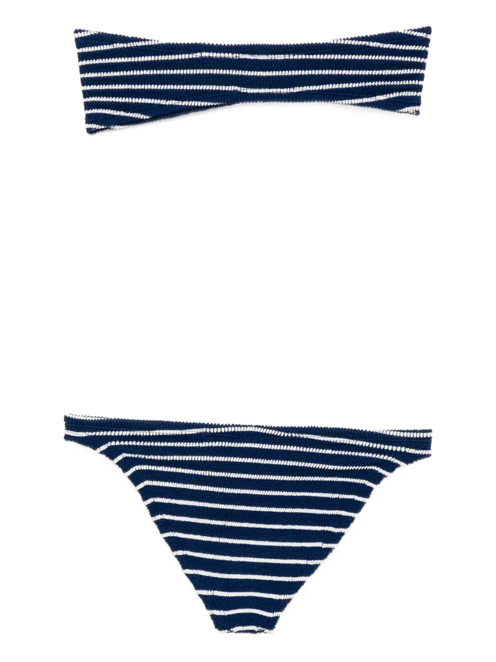 Hunza G Jean bandeau bikini Blauw