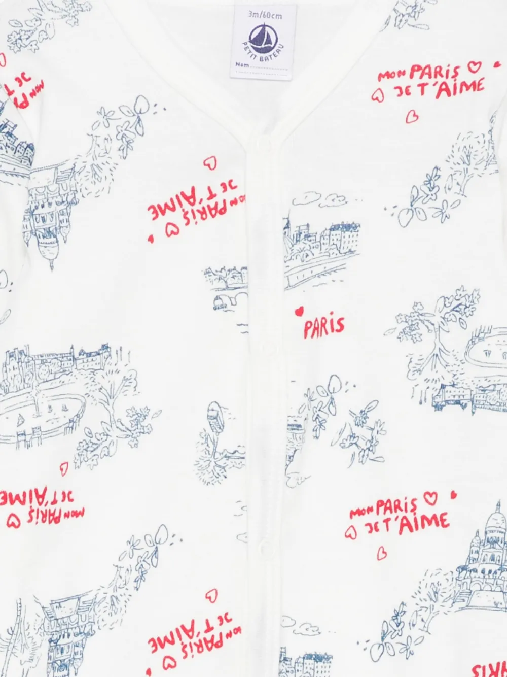 Petit Bateau Katoenen pyjama Wit
